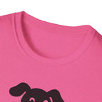 Pink curved shape T-Shirt