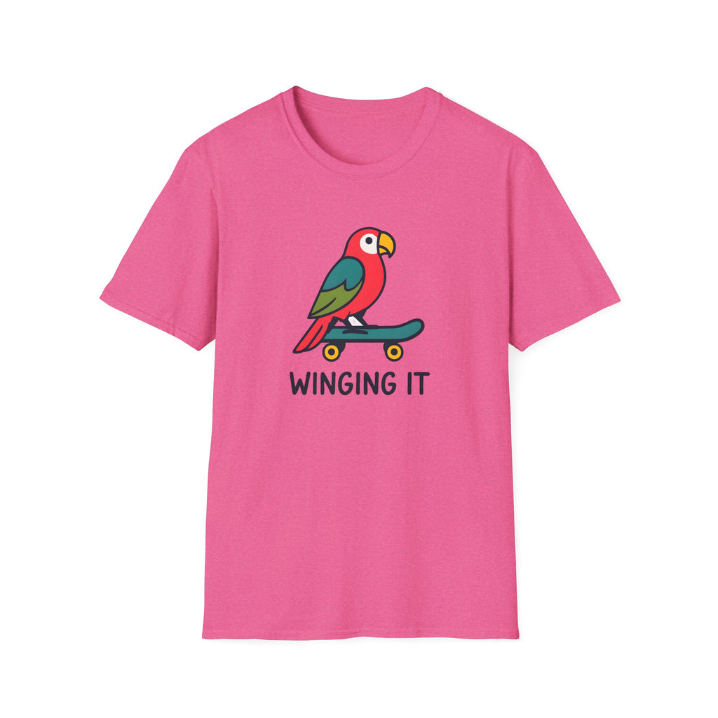 Parrot on skateboard T-Shirt