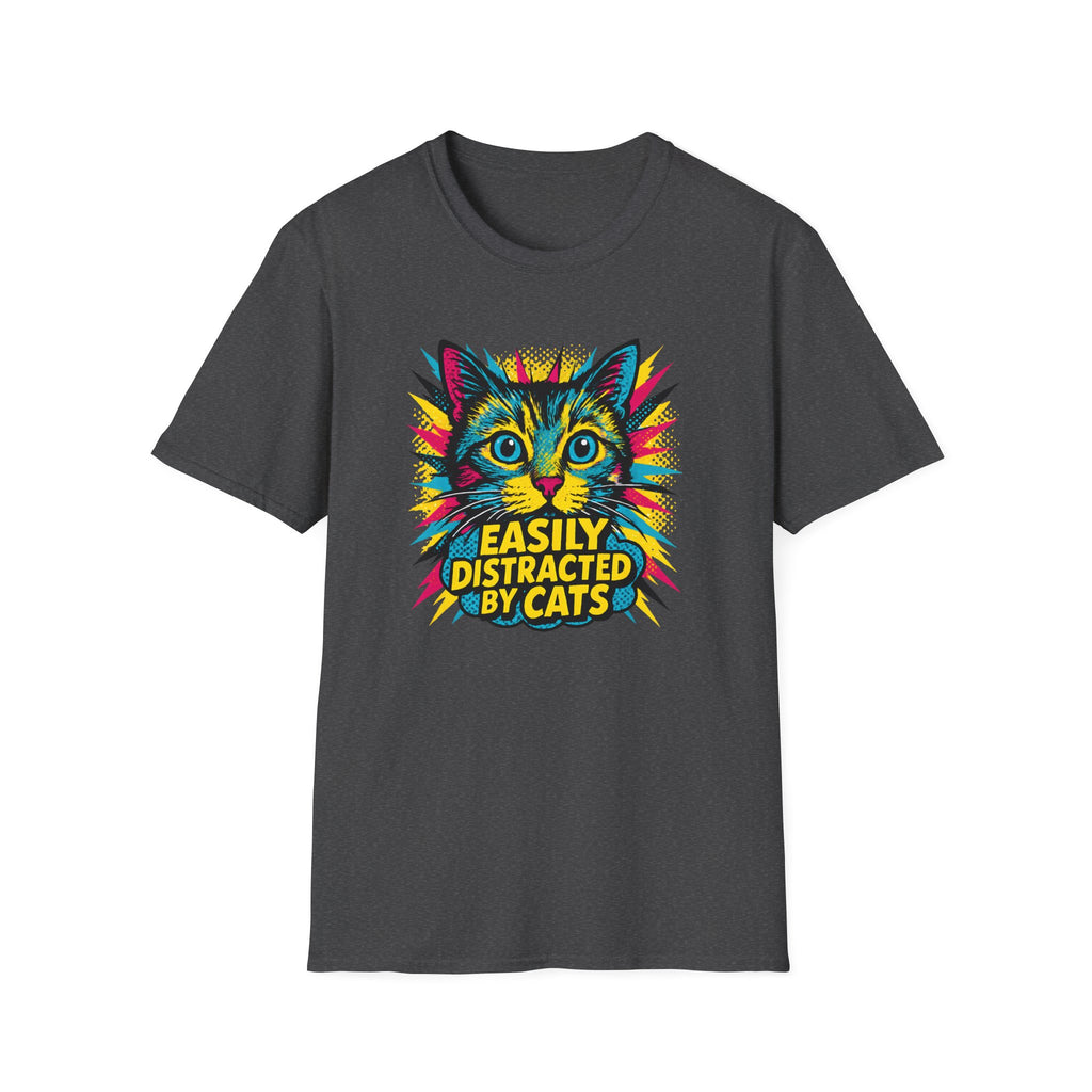 Easily Distracted by Cats T-Shirt