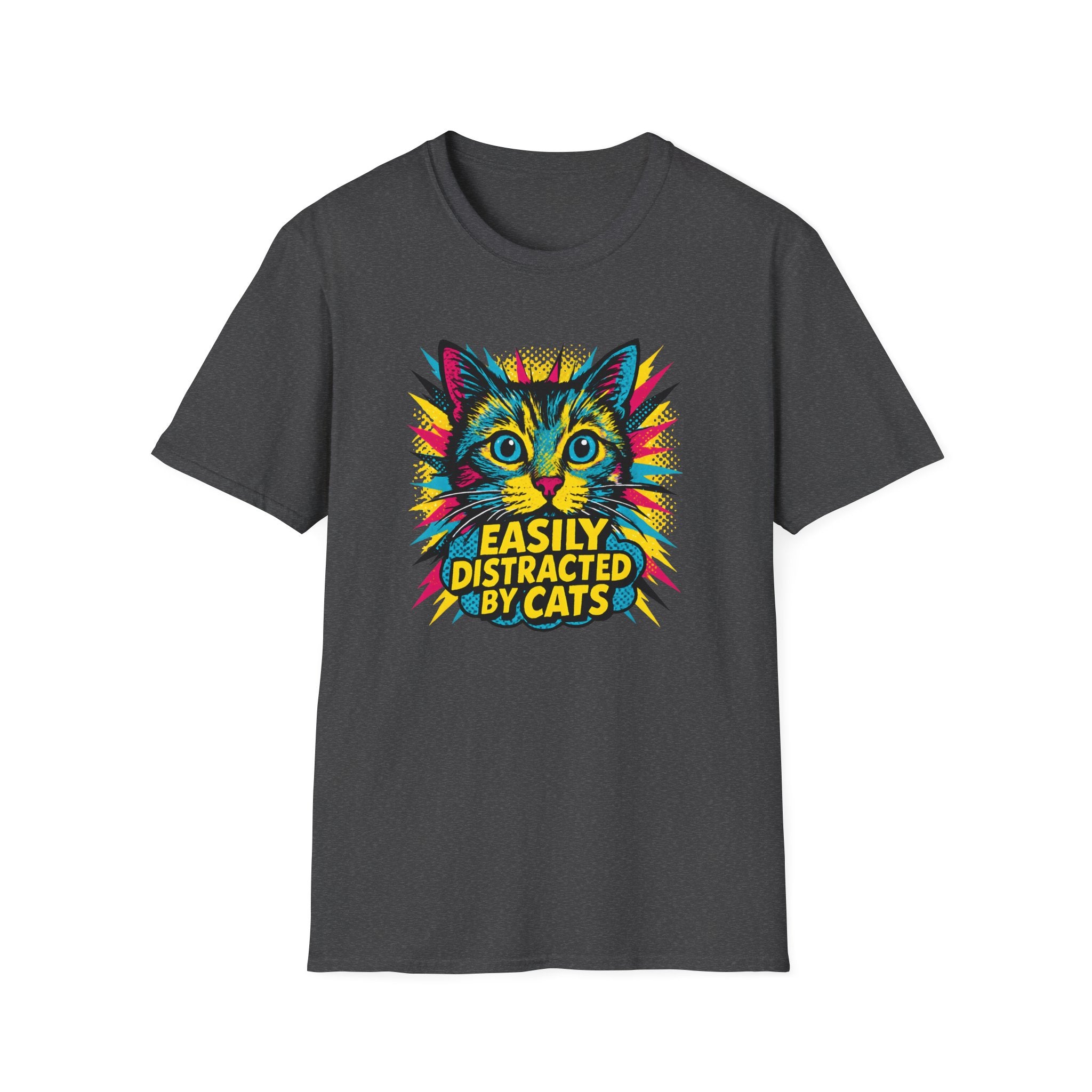 Easily Distracted by Cats T-Shirt