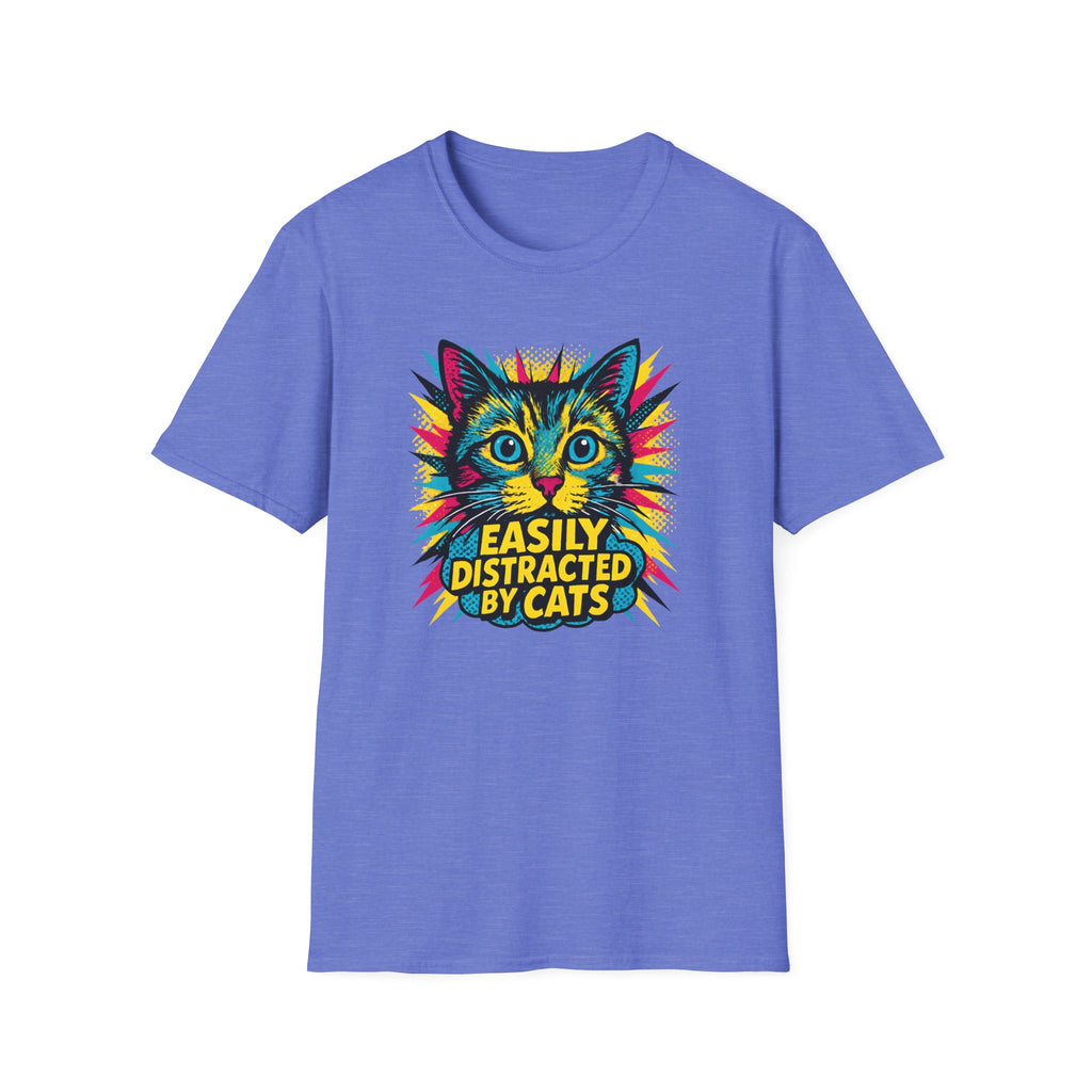 Easily Distracted by Cats T-Shirt