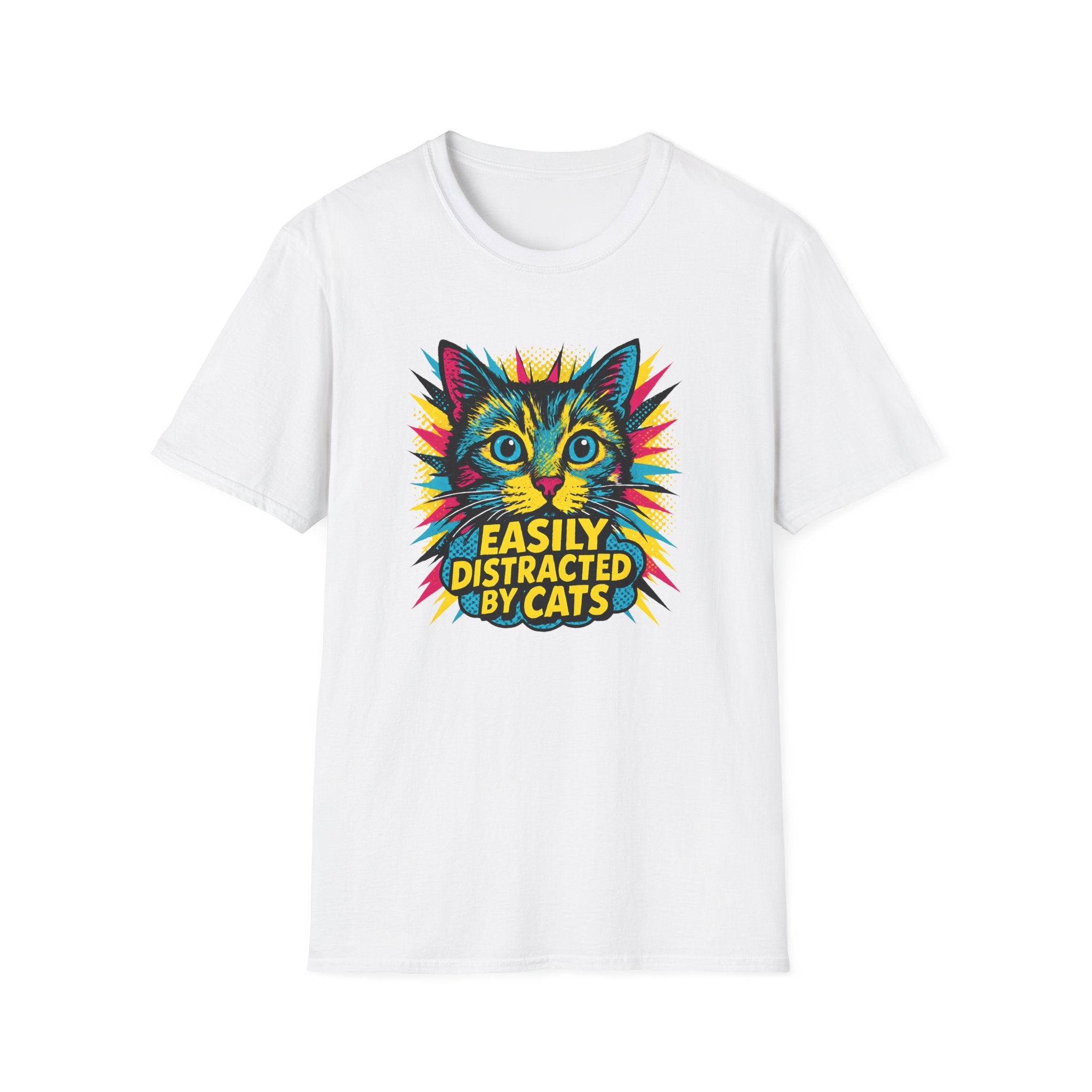 Easily Distracted by Cats T-Shirt
