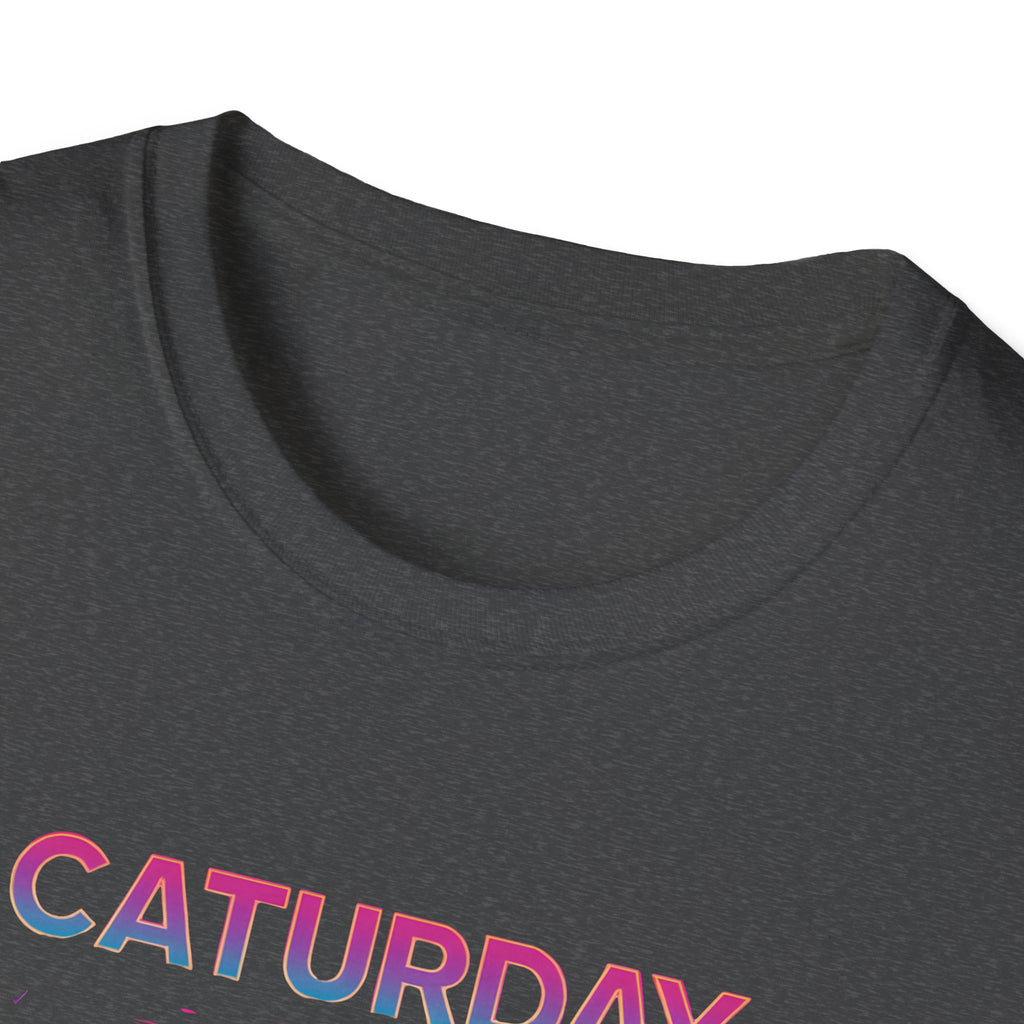 Neon cat boombox vibes T-Shirt
