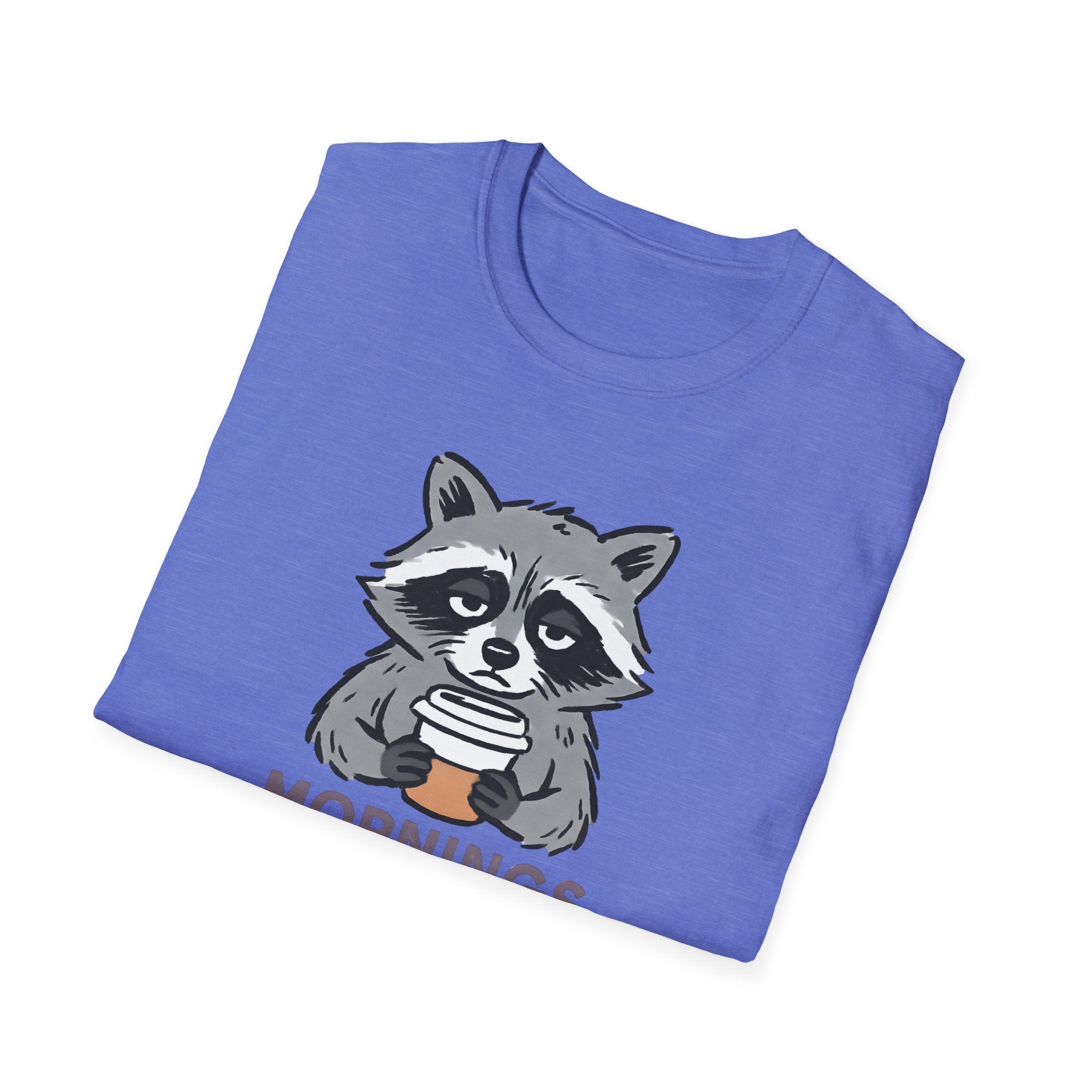 Raccoon Morning Coffee T-Shirt