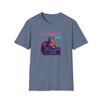Neon cat boombox vibes T-Shirt