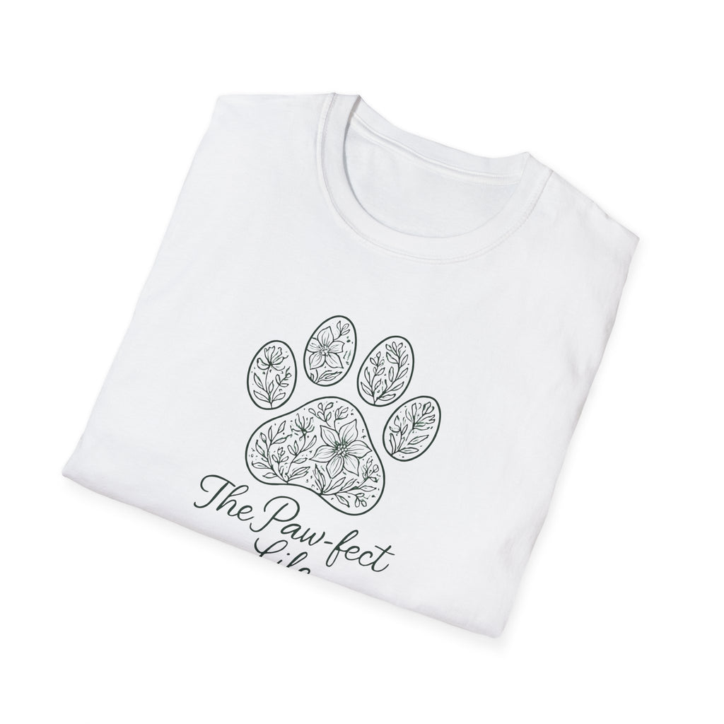 Floral Paw Print T-Shirt