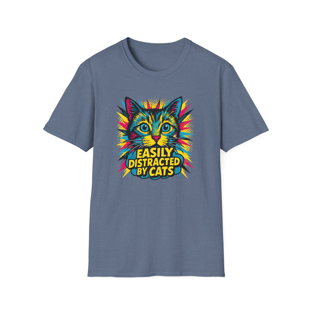 Easily Distracted by Cats T-Shirt