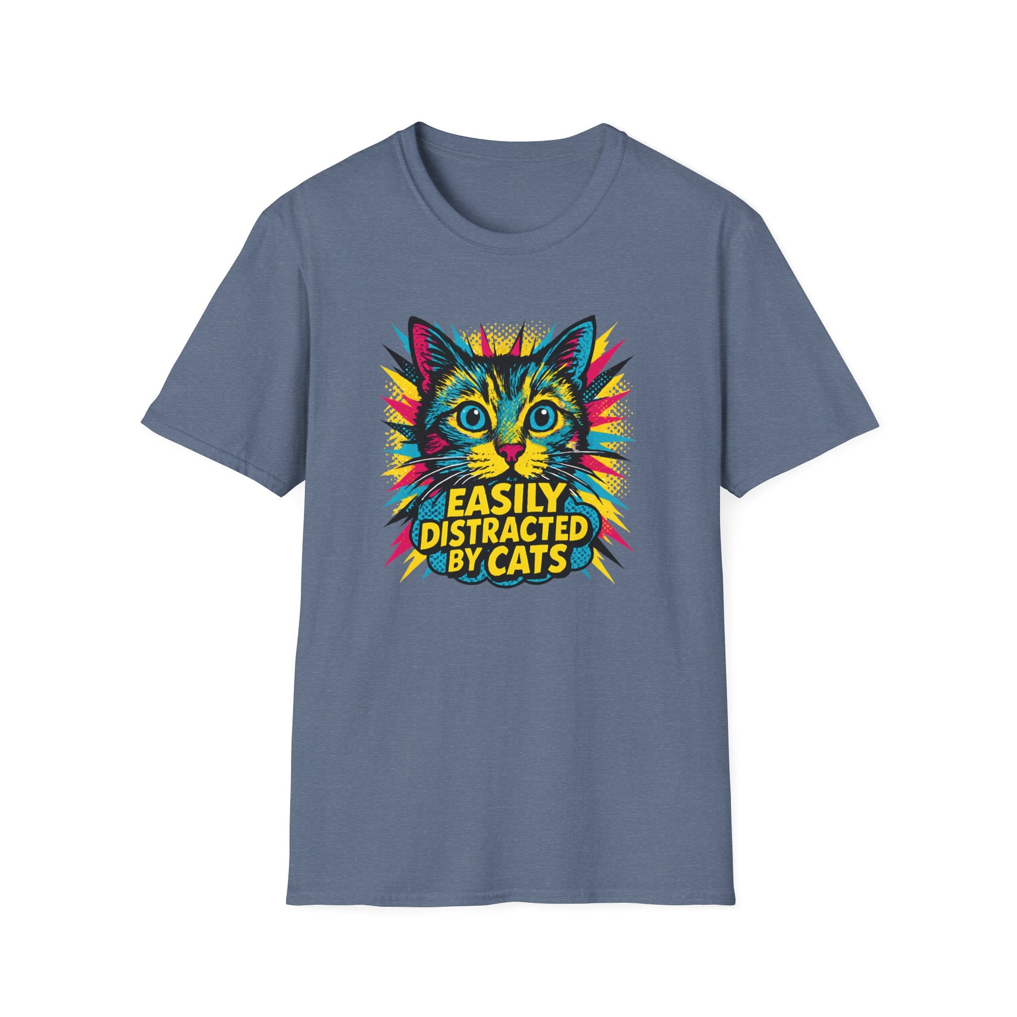 Easily Distracted by Cats T-Shirt