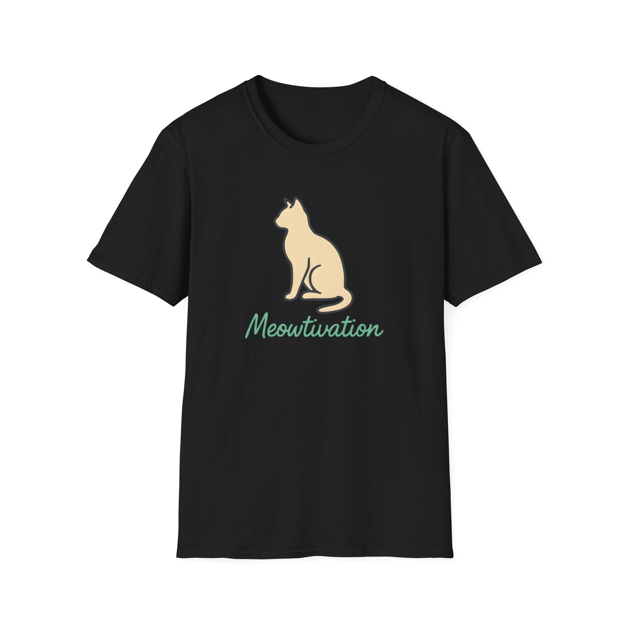 Meowtivation Cat Illustration T-Shirt
