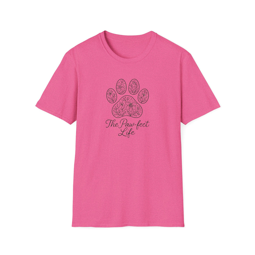 Floral Paw Print T-Shirt