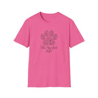 Floral Paw Print T-Shirt