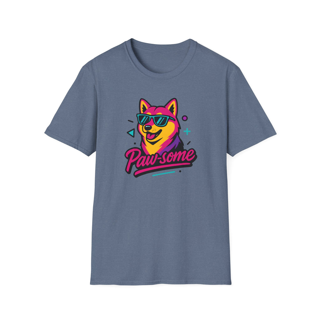 Paw-some Neon Dog T-Shirt