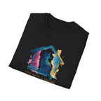 Watercolor Cat Inside House T-Shirt