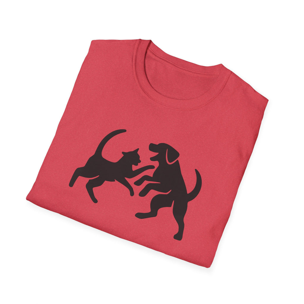 Cat and dog fight T-Shirt