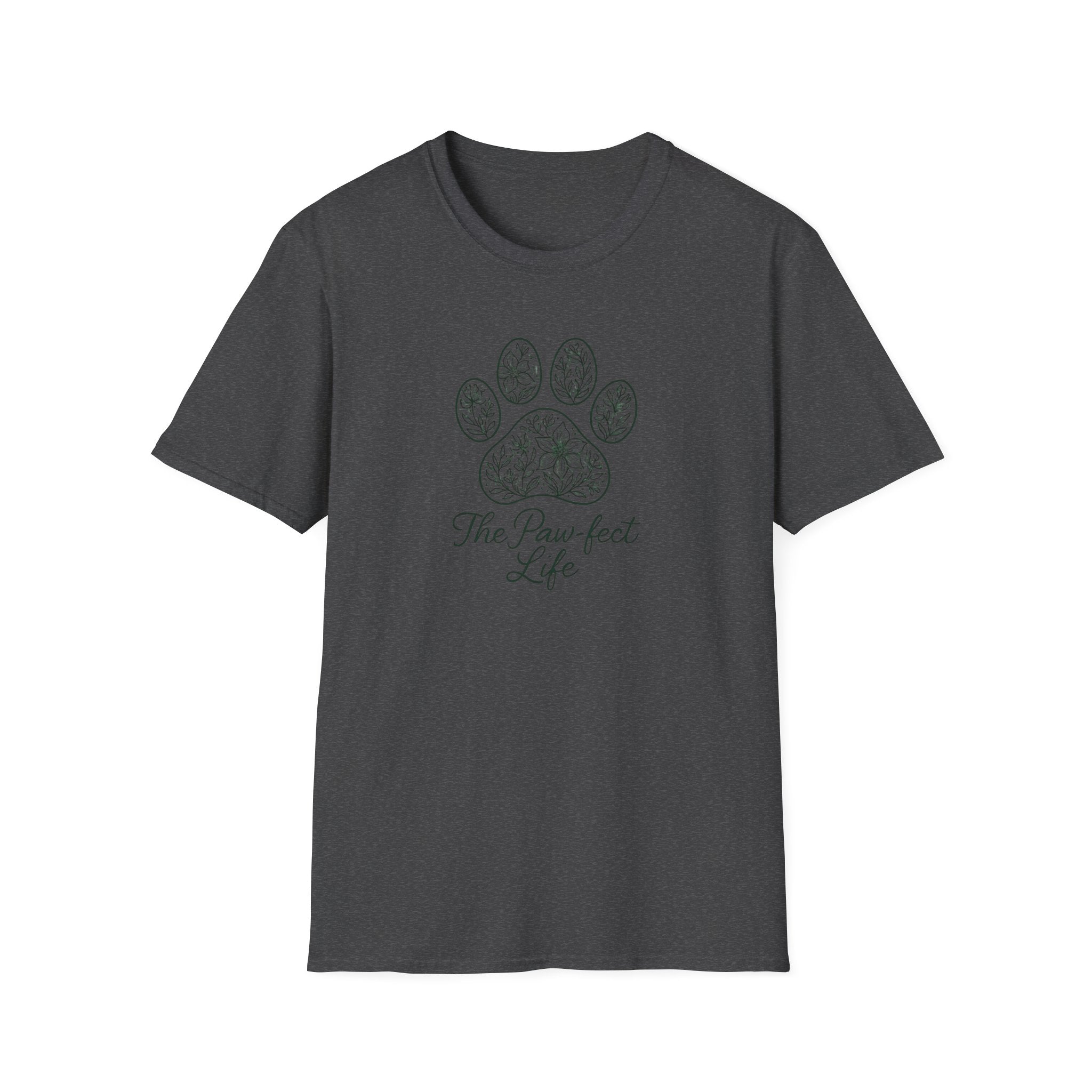 Floral Paw Print T-Shirt
