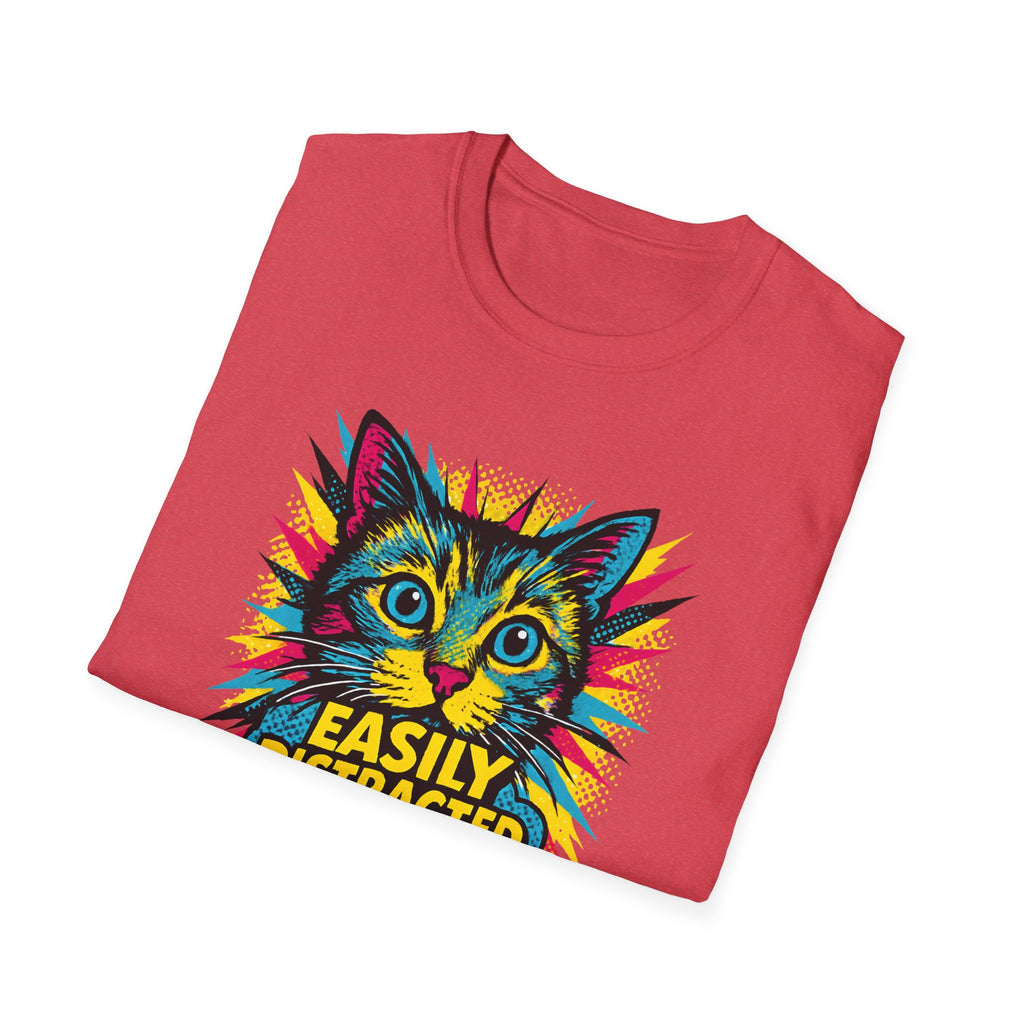 Easily Distracted by Cats T-Shirt