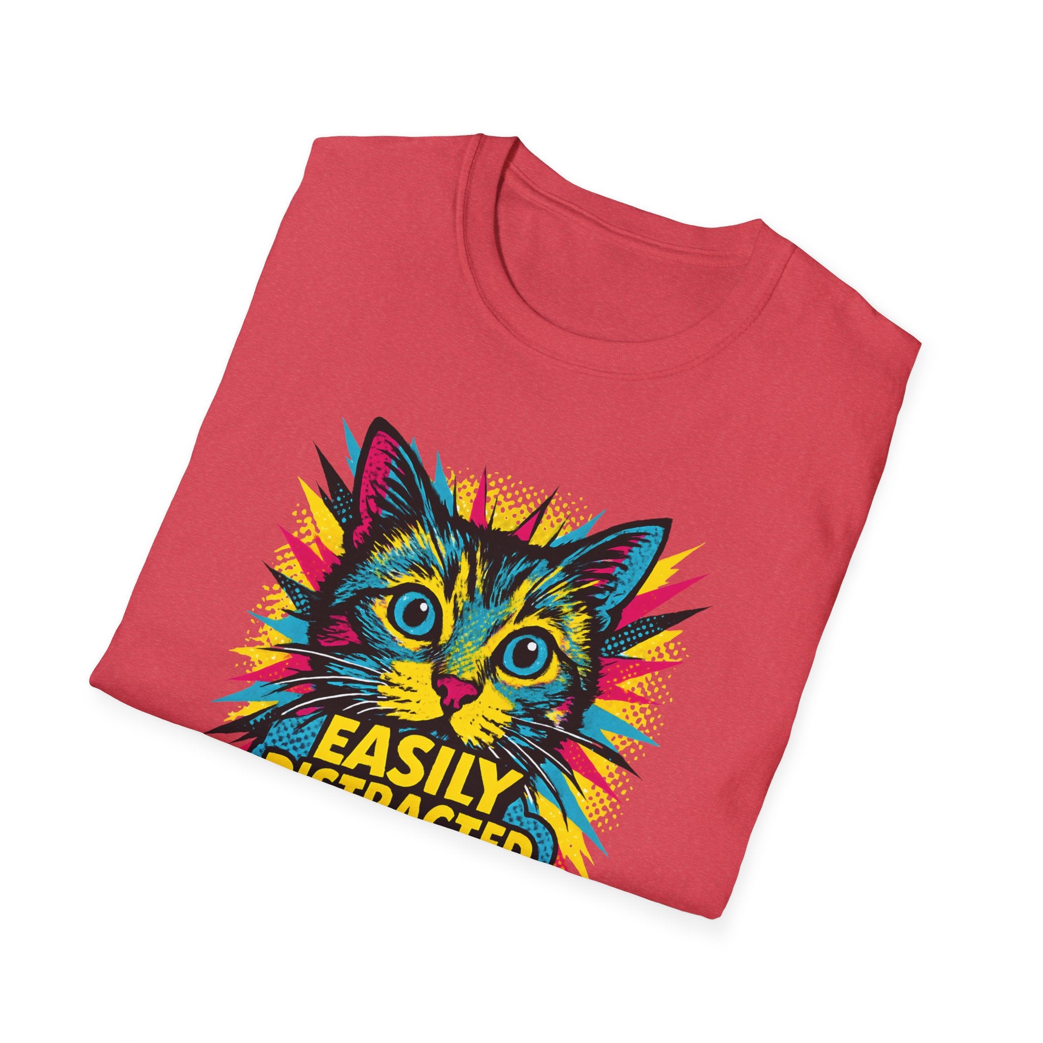 Easily Distracted by Cats T-Shirt