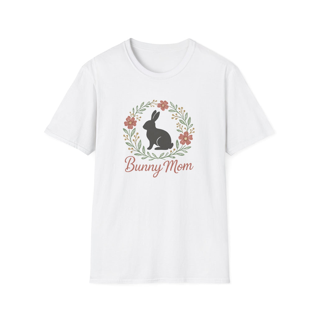 Bunny Mom Floral Wreath T-Shirt