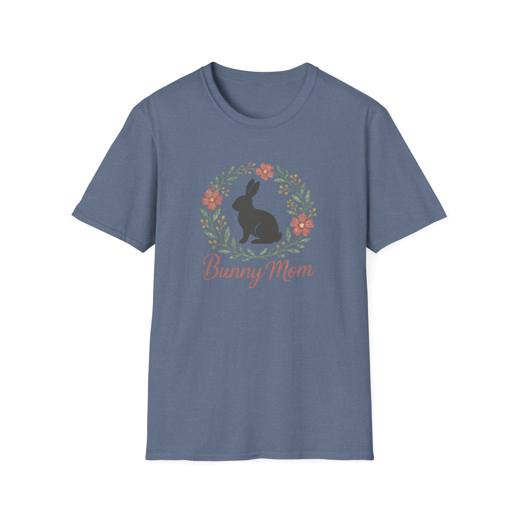 Bunny Mom Floral Wreath T-Shirt