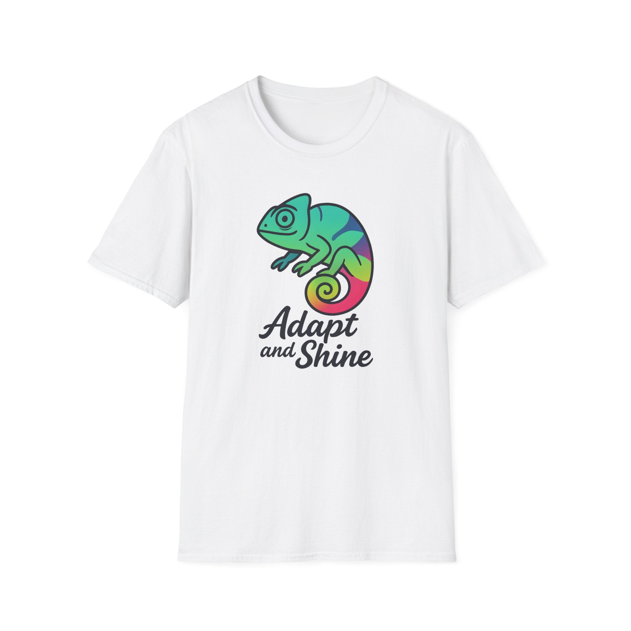 Rainbow Chameleon Logo T-Shirt