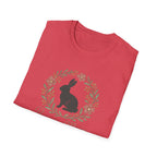 Bunny Mom Floral Wreath T-Shirt